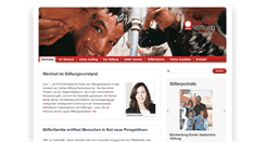 Desktop Screenshot of menschlichkeit-stiften.de